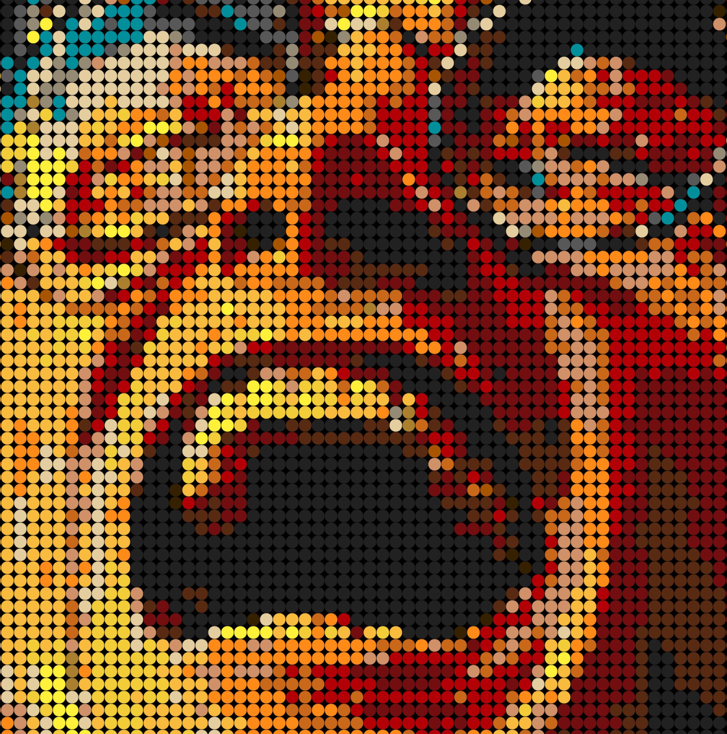 The Scream Mosaic instructions