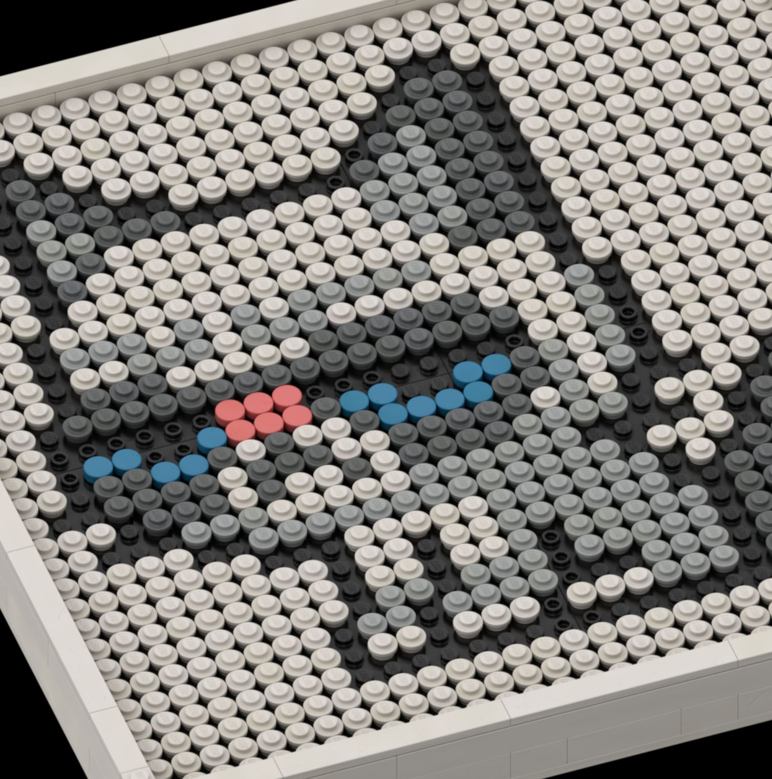 Small cat pixel art instructions