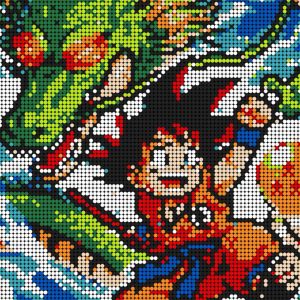 Fighter and Dragon Mosaic instructions